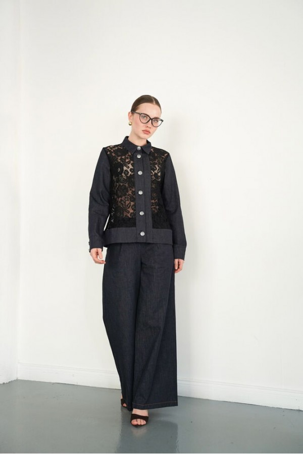 F 2090 KOT PANTOLON - LACİVERT